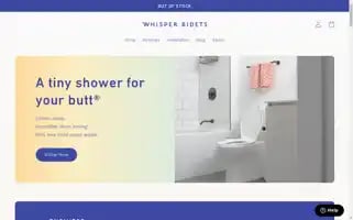 Whisperbidets.com Screenshot 2024-05-05 07:34:44