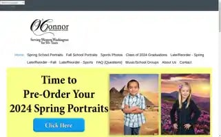 Oconnorphotographystudio.com Screenshot 2024-05-16 10:26:13