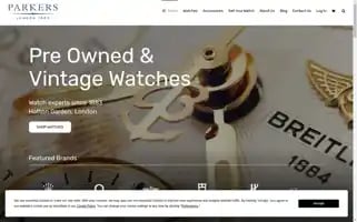 Parkersjewellers.co.uk Screenshot 2024-06-11 09:37:52