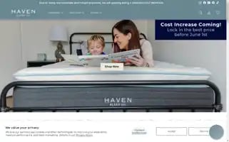 Havenmattress.ca Screenshot 2024-05-04 18:44:04