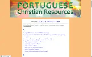 Portuguesechristian.org Screenshot 2024-07-05 13:33:29