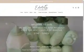 Eclecticcandlehouse.com Screenshot 2024-04-25 13:09:51