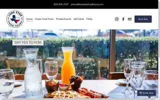 Lonestarfoodtours.com Screenshot 2024-04-17 06:17:17