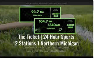 Theticketnorthernmichigan.com Screenshot 2024-04-17 14:03:54