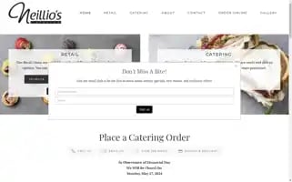 Neillioscatering.com Screenshot 2024-06-15 09:16:35