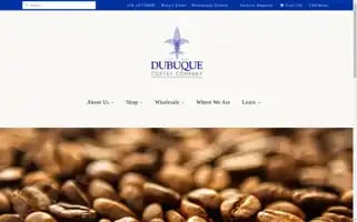 Dubuquecoffee.com Screenshot 2024-05-09 11:58:32
