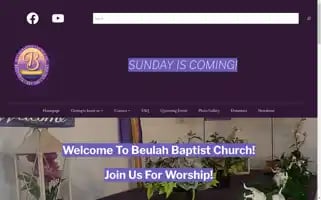 Beulahbaptistchurchofculpeper.com Screenshot 2024-05-27 05:37:54