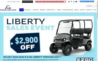 Carolinagolfcars.com Screenshot 2024-05-09 00:16:14