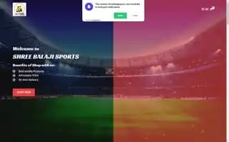 Shreebalajisports.com Screenshot 2024-05-27 09:58:49