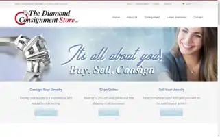 Thediamondconsignmentstore.com Screenshot 2024-05-14 08:18:28