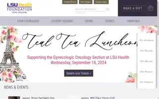 Lsuhealthfoundation.org Screenshot 2024-05-12 19:20:27
