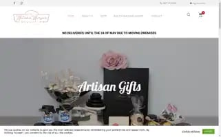 Theartisanhampercollection.ie Screenshot 2024-05-22 09:57:55