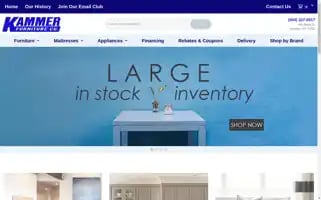 Kammerfurniturecompany.com Screenshot 2024-05-12 14:05:19