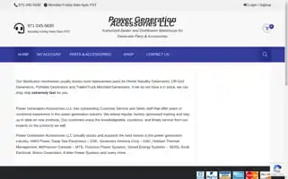 Powergenerationaccessories.com Screenshot 2024-06-19 04:28:57