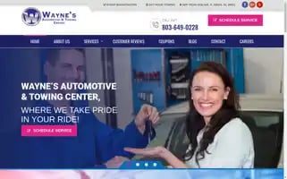 Waynesautomotivecenter.com Screenshot 2024-05-16 23:45:00