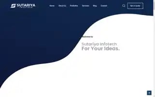 Sutariyainfotech.com Screenshot 2024-05-20 05:25:18