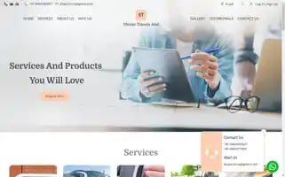 Shivastravelsandtransport.com Screenshot 2024-04-23 15:07:26