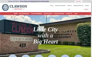 Cityofclawson.com Screenshot 2024-07-04 04:58:23