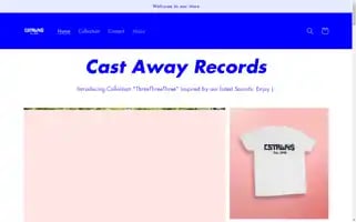 Castawaysrecords.shop Screenshot 2024-04-27 10:37:34