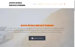 Autoecole-espacepermis.fr Screenshot 2024-06-27 11:05:38