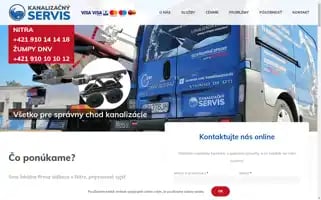 Kanalizacnyservis.sk Screenshot 2024-07-10 07:00:41