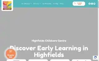 Highfieldschildcare.com.au Screenshot 2024-07-09 19:32:17