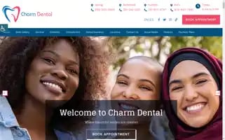 Charmdentalcare.com Screenshot 2024-07-06 02:38:39