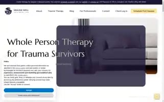 Healingwellcounseling.com Screenshot 2024-06-12 10:38:40