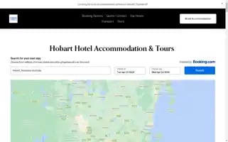 Hobartaccommodationhotelstasmania.com.au Screenshot 2024-04-23 00:57:32