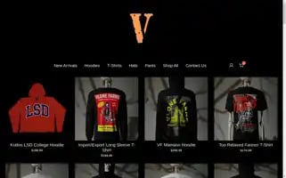 Vloneofficialclothing.com Screenshot 2024-05-22 20:01:27
