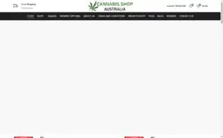 Cannabisshopaustralia.com Screenshot 2024-05-19 10:54:54