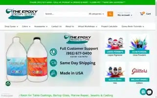Theepoxyresinstore.com Screenshot 2024-05-04 07:34:28
