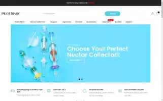 Pilotdiarystore.com Screenshot 2024-05-05 21:20:08