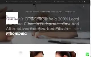 Womenzhealthclinic.co.za Screenshot 2024-06-26 11:22:33