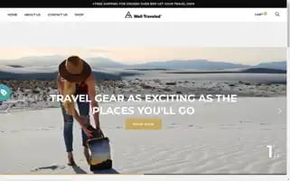Welltraveledgear.com Screenshot 2024-04-17 09:19:41