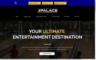 Thepalacebowling.com Screenshot 2024-05-14 10:16:31