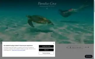 Paradisecovehotel.com Screenshot 2024-04-18 14:03:48