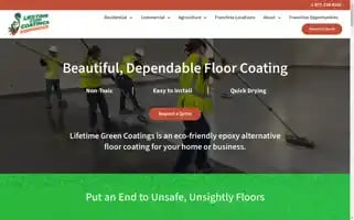 Lifetimegreencoatings.com Screenshot 2024-07-05 06:35:08