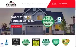 A1guaranteedfoundationrepair.com Screenshot 2024-07-06 10:04:57