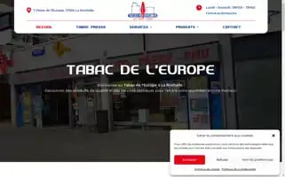 Tabac-europe-larochelle.fr Screenshot 2024-06-16 21:50:54