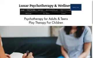 Lunarpsychotherapyandwellness.com Screenshot 2024-07-08 12:53:25