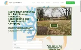 Evanslawncareandsnowremoval.com Screenshot 2024-06-15 19:15:54