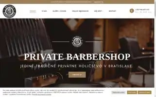 Privatebarbershop.sk Screenshot 2024-07-10 07:59:56