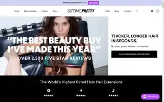 Sittingprettyhalohair.com Screenshot 2024-05-04 04:24:33