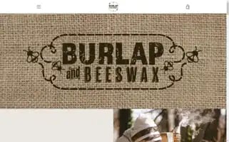 Burlapandbeeswax.com Screenshot 2024-04-23 11:46:04