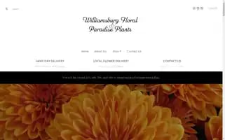Williamsburgfloral.net Screenshot 2024-07-05 13:50:33