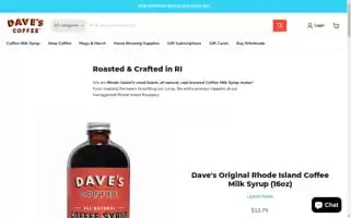 Davescoffee.com Screenshot 2024-05-04 23:20:04