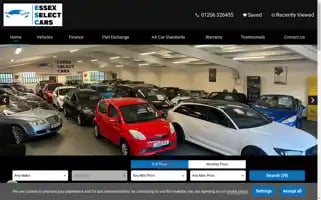 Essexselectcars.co.uk Screenshot 2024-05-27 04:06:25