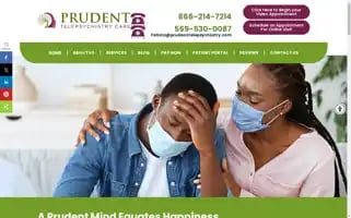 Prudenttelepsychiatry.com Screenshot 2024-07-05 04:52:05