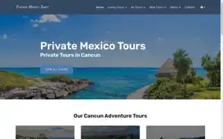 Privatemexicotours.com Screenshot 2024-04-19 13:16:33